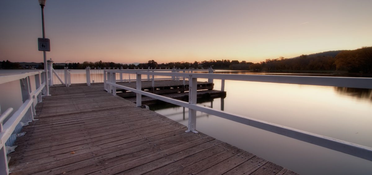 Lake Burley Griffin in Canberra by Sam Ilić